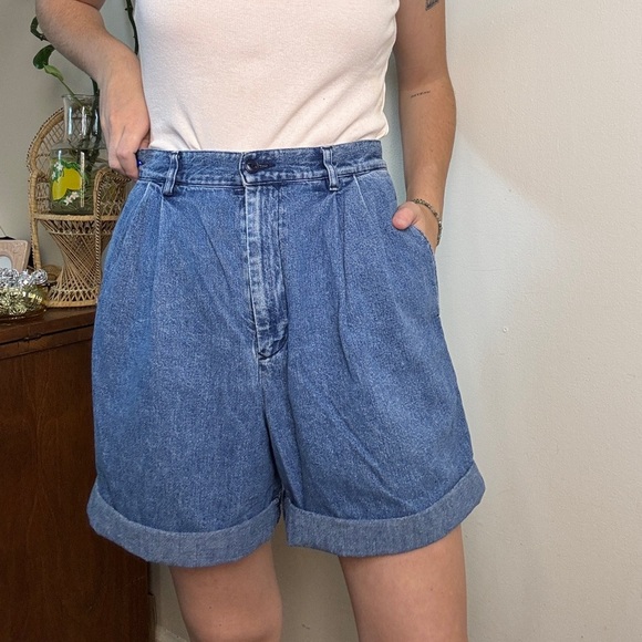 vintage Ralph Lauren Polo Sport denim high waisted shorts - size small - Picture 3 of 5